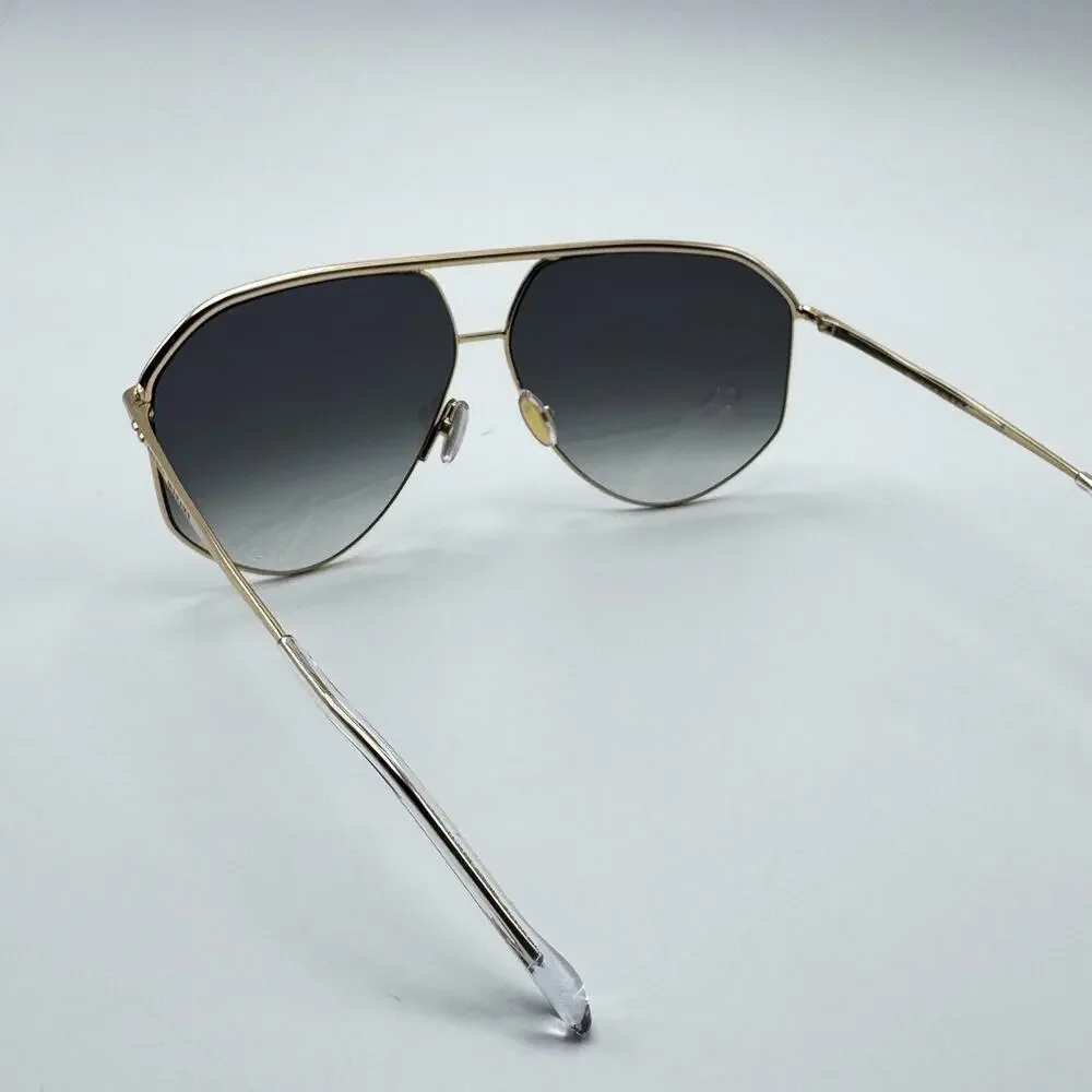 Isabel Marant Sunglasses IM0117 009O Gold Aviator Frame Gray Gradient Lens 64mm
